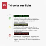 YAWOA YA401 Car Engine Fault Diagnostic Instrument OBD2 Car Fault Reading Card Battery Detector - Image 8