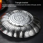 Stainless Steel Folding Retractable Lotus Steamer Tray - Image 4