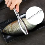 Stainless Steel Fish Scale Planer Household Hand-held Fish Scale Remover