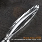 Stainless Steel Fish Scale Planer Household Hand-held Fish Scale Remover - Image 5