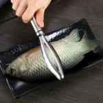 Stainless Steel Fish Scale Planer Household Hand-held Fish Scale Remover - Image 7