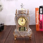 Vintage Clock Classical Royalty Sitting Room TV Cabinet Desk Imperial Furnishing Creative Sit Pendulum Clock