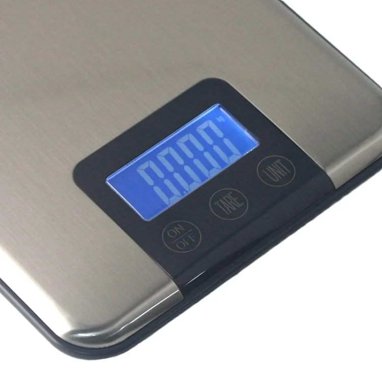 TBD088100202_2.webp 5 / 15kg x 1g Stainless Steel High Precision Kitchen Touch Electronic Scale - Image 3