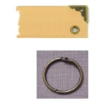 10 inch Paste-style Vintage Loose-leaf Iron Hoop Photo Album - Image 5