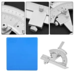 High Carbon Steel Non-parallax Trimmer Protractor Angle Measuring Ruler - Image 4