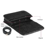 Vintage Women Alligator PU Leather Waist Pack Travel Belt Wallets Fanny Bags - Image 5