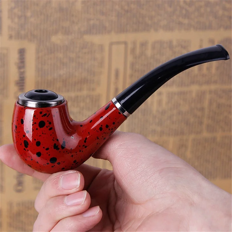 Dual-purpose Portable Resin Pipe Detachable Mini Men Filter Smoking Set Without Pipe Holder