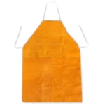 Full Leather Electric Welding Apron High Temperature Fireproof Star Splash Protective Clothing - Image 3