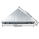 3W Aluminum Triangle Wall Lamp Home Lighting Indoor Outdoor Decoration Light, AC 85-265V - Image 5