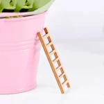 5pcs Simulation Ladder Decoration Wooden Staircase Corridor Micro Landscape Succulent Potted DIY Decorations - Image 4