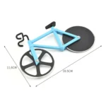 Stainless Steel Bicycle Pizza Cutter Knife Cake Cutter Creative Hob Random  Color Delivery - Image 3