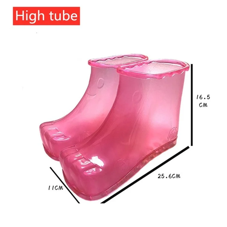 TBD091161302A_2.webp Portable Household Plastic High Tube Bubble Foot Shoes Bubble Bucket - Image 3