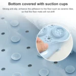Bathroom Anti-slip Round Mat Suction Cup Massage Foot Pad - Image 5