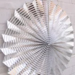 2 Sets Bronzing Paper Fan Flower Set Birthday Holiday Wedding Party Decoration - Image 6