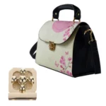 Plum Lock Handbag Luggage Alloy Lock - Image 2