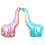 2 PCS Dinosaur Modeling Aluminum Foil Balloon Children Birthday Decoration Party Supplies Toy - Image 4