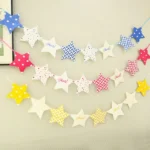 Five-pointed Star Pull Flower Bunting Birthday Holiday Party Decoration Store Dress up Layout Supplies - Image 6