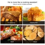 Stainless Steel Food Clip Bread Barbecue Clip Steak Buffet Clip, Size:9 inches - Image 9