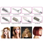 8 in 1 Professional Hair Dryer Hair Curler for Hotel Travel With Comb Powerful Hairdryer - Image 5