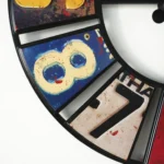 Digital Round Retro Wall Clock Creative License Plate Wrought Iron Decorative Clock - Image 5