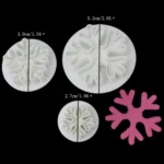 6 PCS Snowflake Spring Mould Fondant Cake Tool Biscuit Embossing Printing Mould DIY Baking Tools - Image 3
