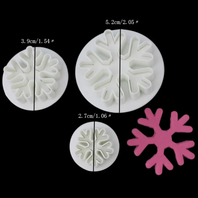 TBD0979082_2.webp 6 PCS Snowflake Spring Mould Fondant Cake Tool Biscuit Embossing Printing Mould DIY Baking Tools - Image 3