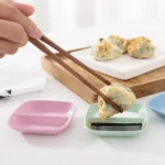 10pcs Kitchen Accessories 2 In 1 Seasoning Sauce Dishes Wheat Straw Salad Saucer Bowl - Image 6