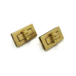 Handbag Hardware Accessories Gilt Metal Lock - Image 3