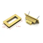 Handbag Hardware Accessories Gilt Metal Lock - Image 5