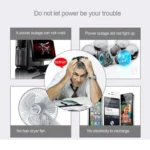 SUVPR DY-LG600S 600W DC 24V to AC 220V Pure Sine Wave Car Power Inverter with Universal Power Socket - Image 4