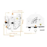 HJC40 Stainless Steel Welding Inspection Gauge Measuring Ruler - Image 3