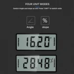 Mini Multi-angle Flip Strong Magnetic Adsorption Angle Ruler Digital Display Inclinometer - Image 11