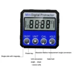 Mini Multi-angle Flip Strong Magnetic Adsorption Angle Ruler Digital Display Inclinometer - Image 3