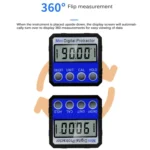 Mini Multi-angle Flip Strong Magnetic Adsorption Angle Ruler Digital Display Inclinometer - Image 6