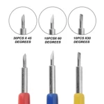 50 PCS 30/45/60 Degrees Sharp and Durable Carving Tools - Image 8