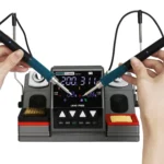 SUGON T1602 220V Dual Station Electric Soldering Station with Double Handle, EU Plug - Image 6