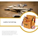 WINHUNT Multi-function Thicken Cowhide Electrical Hardware Tool Bag Repair Pocket - Image 8