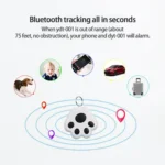 HYC09 Mini Pet Smart Wear GPS Pet Bluetooth Locator Tracker - Image 3