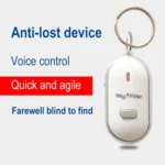 5 PCS ZG808 LED Key Finder Voice Control Anti-lost Device, Random Color Delivery - Image 3
