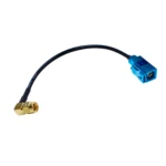20cm SMA Female Elbow to Fakra Z Female Connector Adapter RG174 Cable - Image 2