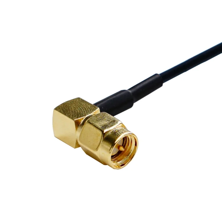 TGPS0024_3.webp 20cm SMA Female Elbow to Fakra Z Female Connector Adapter RG174 Cable - Image 4