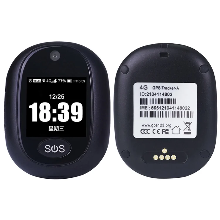 TGPS0033B_1.webp REACHFAR RF-V45-A Mini Touch Screen GPS Smart Tracker Pendant, Support SOS / Camera / Health Management / 4G LTE, For Asia/Europe/Africa - Image 8