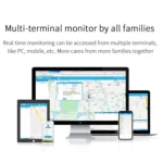 REACHFAR RF-V45-A Mini Touch Screen GPS Smart Tracker Pendant, Support SOS / Camera / Health Management / 4G LTE, For Asia/Europe/Africa - Image 4