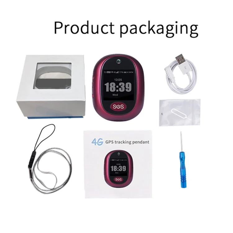 TGPS0033_B6.webp REACHFAR RF-V45-A Mini Touch Screen GPS Smart Tracker Pendant, Support SOS / Camera / Health Management / 4G LTE, For Asia/Europe/Africa - Image 7