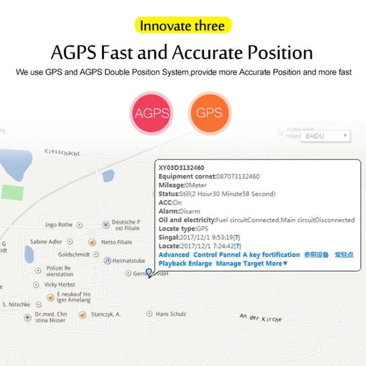 TGPS0501_10.webp TK108 2G 2PIN Realtime Car Truck Vehicle Tracking GSM GPRS GPS Tracker, Support AGPS - Image 11