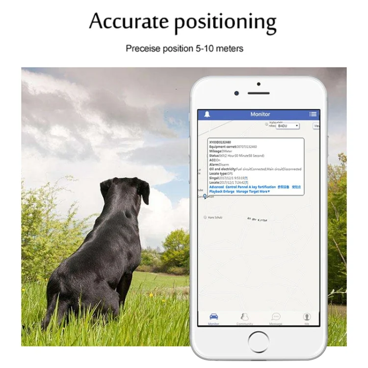 TGPS0503_15.webp TK200 2G IP67 Waterproof GPS / GPRS / GSM Personal / Goods /  Pet / Bag Locator Pet Collar Real-time Tracking Device - Image 16