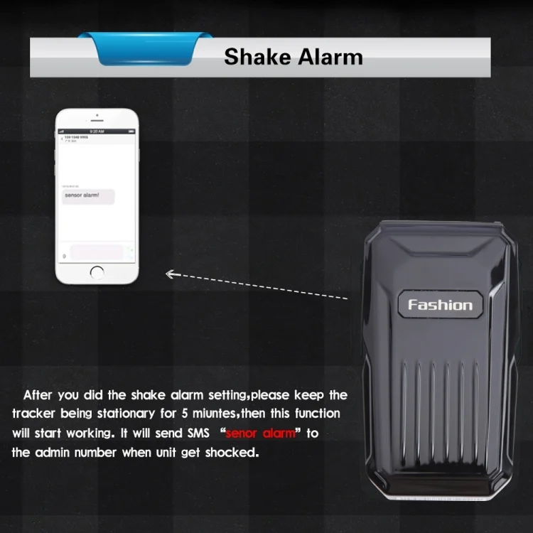 TGPS1005B_9.webp KH-X1 Mini Waterproof Magnetic GPS / GSM / GPRS Quad Band Realtime Car Tracker, Built-in Long Life Battery, Shark Alarm, Movement Alarm, Remotely Voice Monitor, Geo-fence - Image 10