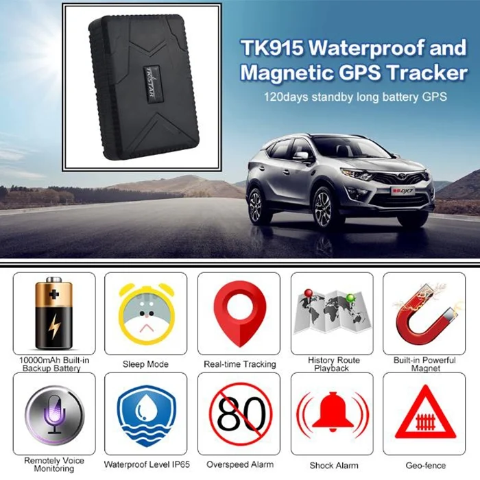 TGPS6490_11.webp TK915 Magnetic Vehicle 2G GSM GPS Real Time Tracking Tracker - Image 12