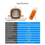 TS-6601-2 Kitchen Baking Touch Digital Double-Needle Color Screen Food Thermometer - Image 3