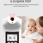 K3 Pro Handsfree Non-contact Forehead Body Light-sensitive Distance Sensor Infrared Thermometer, 2.8 inch LCD Display Screen - Image 6